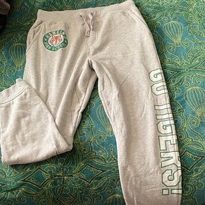 Netflix Gray Joggers with Green Graphics